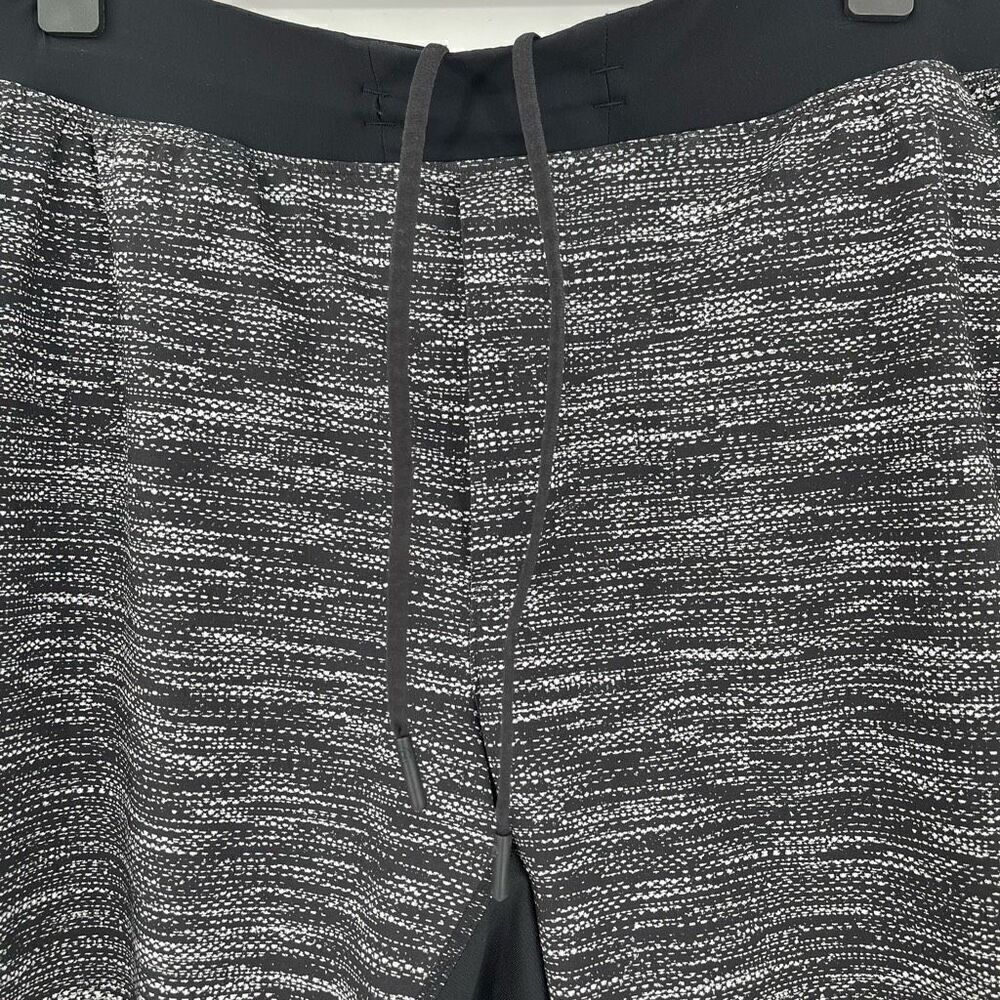 Lululemon T.H.E. Short Nulux Liner 7" All Court Texture White‎ Black Men Large - Picture 2 of 12
